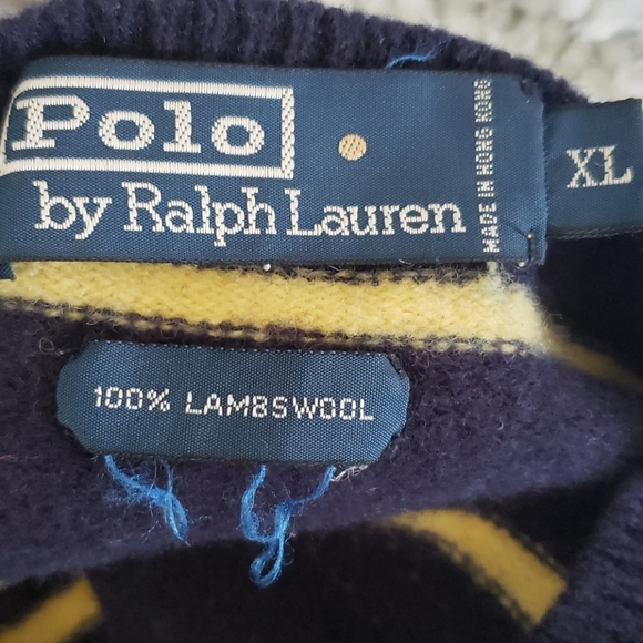 Polo lambswool striped sweater - Picture 4 of 4